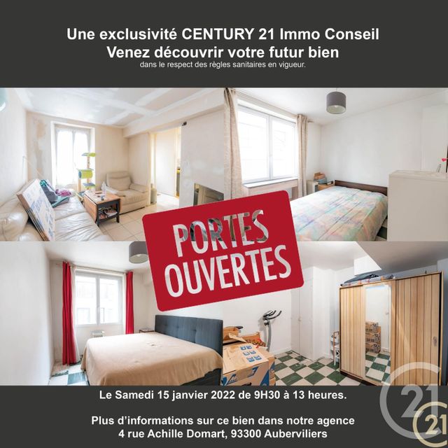 maison à vendre - 4 pièces - 73.0 m2 - AUBERVILLIERS - 93 - ILE-DE-FRANCE - Century 21 Immo Conseil