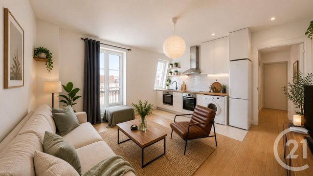 Appartement à vendre - 3 pièces - 43.51 m2 - AUBERVILLIERS - 93 - ILE-DE-FRANCE - Century 21 Immo Conseil