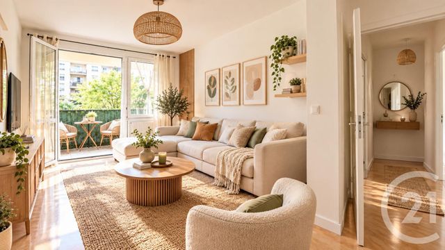 Appartement F4 à vendre - 4 pièces - 68.0 m2 - AUBERVILLIERS - 93 - ILE-DE-FRANCE - Century 21 Immo Conseil