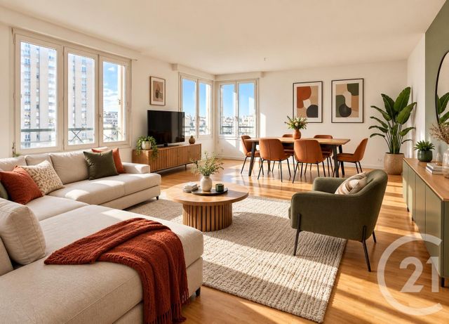 Appartement F5 à vendre - 5 pièces - 93.39 m2 - AUBERVILLIERS - 93 - ILE-DE-FRANCE - Century 21 Immo Conseil