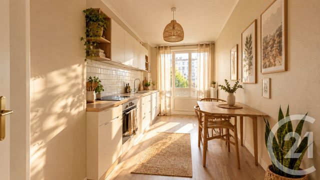 Appartement F3 à vendre - 3 pièces - 61.24 m2 - AUBERVILLIERS - 93 - ILE-DE-FRANCE - Century 21 Immo Conseil
