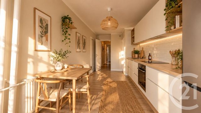 Appartement F3 à vendre - 3 pièces - 61.24 m2 - AUBERVILLIERS - 93 - ILE-DE-FRANCE - Century 21 Immo Conseil