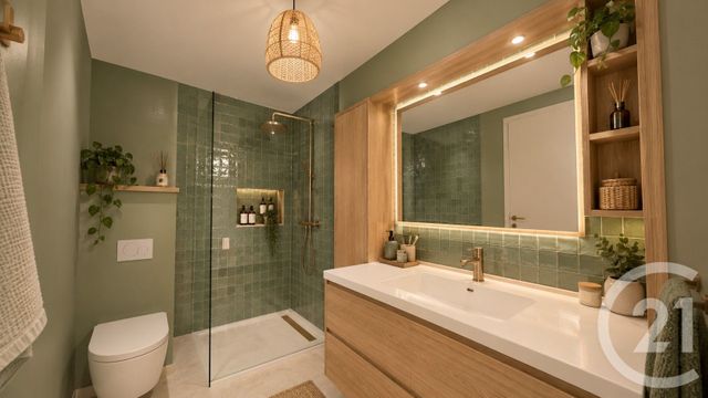 Appartement F3 à vendre - 3 pièces - 61.24 m2 - AUBERVILLIERS - 93 - ILE-DE-FRANCE - Century 21 Immo Conseil